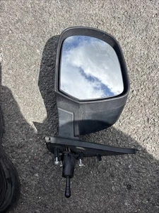 Espejo retrovisor de puerta manual negro lado del pasajero para Nissan Micra Mk3 K12 2002-2009 - Imagen 1 de 4