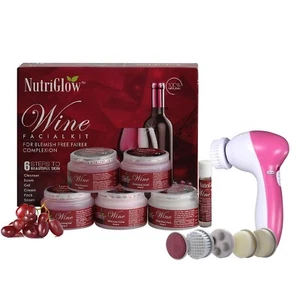 NutriGlow Wine Facial Kit 250g + 10ml - Picture 1 of 4