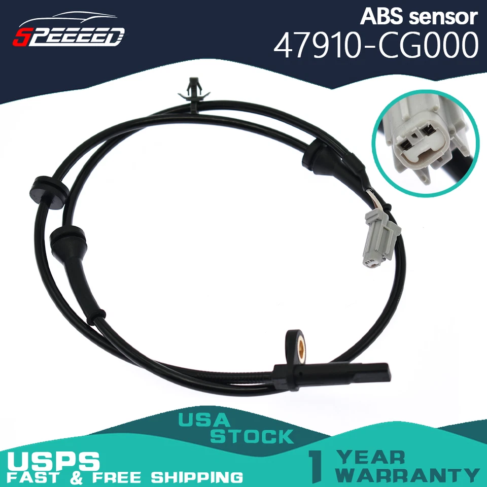 ABS Wheel Speed Sensor 47910-CG000 for 2003-2007 Infiniti FX35 FX45 3.5L 4.5L Foto 1 de 4