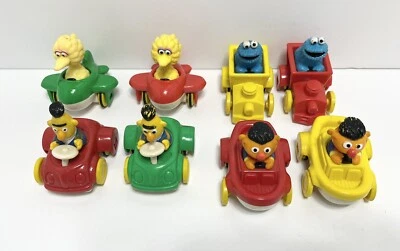 Lote De 8 Personajes De Colección Illco Muppets Sesame Street Car Big Bird Bert Ernie Foto 1 de 3