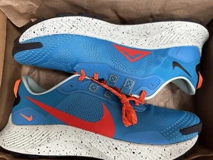 Nike Pegasus Trail 3 Para Hombres Talla 13 NUEVAS Tenis Láser Azul/Rojo Habanero DA8697 400 - Imagen 1 de 5