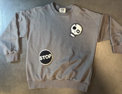 Petite Hailey PH Play Sweatshirt With Patches 100% Cotton Size 9 - Image 1 of 4