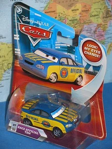DISNEY PIXAR CARS RACE OFFICIAL TOM #57 LOOK MY EYES CHANGE **BRAND NEW & RARE** - Picture 1 of 9