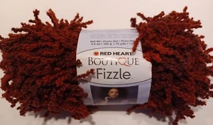 Red Heart Yarn Boutique Red Fizzle Cranberries Knitting Crochet Acrylic Wool - Picture 1 of 6