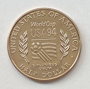 1994 P World Cup Tournament Proof Half Dollar - Free Shipping - Picture 1 of 2