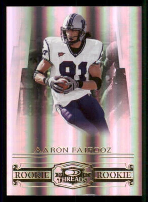 2007 Donruss Threads #209 Aaron Fairooz RC /999 - Image 1 of 2