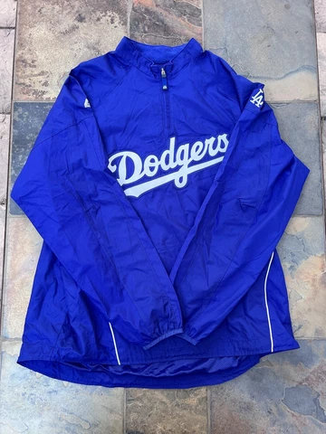 Majestic Performance Apparel Los Angeles Dodgers Rainproof Jacket Size 2XL Cover