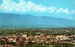 Vtg Tucson Arizona AZ View of City from A Mountain 1950s Postcard - Picture 1 of 2