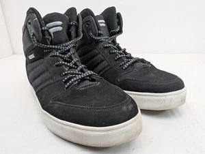 FILA Best Ever 2 Men's 13 Mid Top Skateboard BMX Flat Sole Fashion Black - Picture 1 of 14