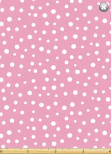 Tela de edredón Susybee Irregular Dots rosa blanco vendido por 1/2 yarda #20171-520 - Imagen 1 de 1