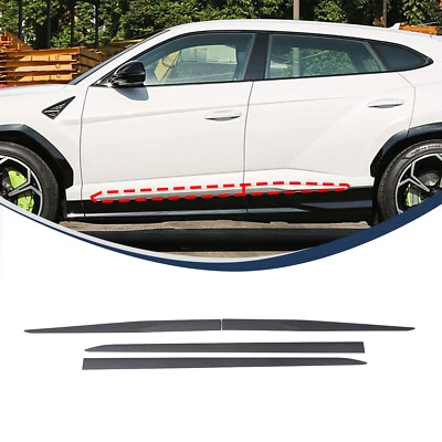 Cubierta lateral de carrocería de fibra de carbono real mate para Lamborghini Urus 2018-2023 Foto 1 de 4