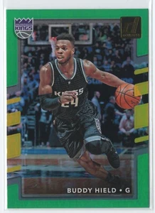 17-18 Donruss Base Holo Green and Yellow Laser #128 - Buddy Hield - Sacramento K - Picture 1 of 1
