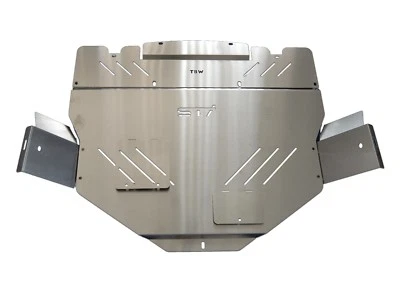 Protector contra salpicaduras de motor de aluminio TBW debajo de la bandeja placa de deslizamiento para 15-21 Subaru WRX STI Foto 1 de 4