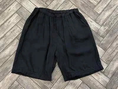 Gudrun Sjoden Linen Shorts Womens Black - Image 1 of 4