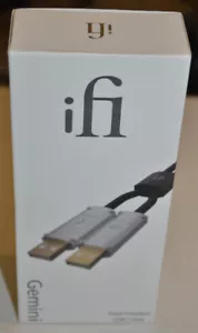 iFi Gemini dual headed usb cable 1.5 meter separate audio and power - Picture 1 of 7