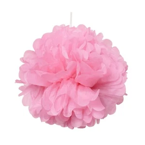 Pink Tissue Paper Pom Poms - 8in. - 5 Pieces/Pkg. (pm892310837) - Picture 1 of 1