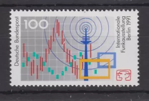 WEST GERMANY SG 2406 MNH MINT STAMP BUNDESPOST 1991 RADIO EXHIBITION BERLIN - Picture 1 of 1