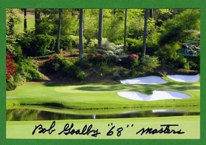 Bob Goalby DECEASED PGA Golf 1968 Masters Winner Signed 4x6 Color Photo R0708 - Picture 1 of 1