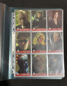 TOPPS CARDS 2000 X MEN THE MOVIE SERIES 1 & 2 BASE SET COMPLETE