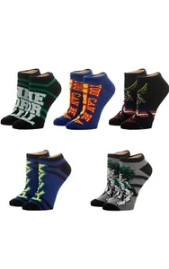Juniors My Hero Academia 5 Pack Ankle Socks - Izuku Midoriya & All Might - Picture 1 of 6