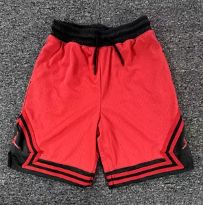 Air Jordan Diamond Basketball Shorts Boys Youth Large 12-13yrs Red - Picture 1 of 12
