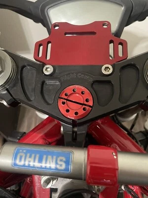 DUCATI 848 1098 1198 S HONDA CARRERAS VUELO COMP ACCESORIO TRIPLE ÁRBOL SUPERIOR Foto 1 de 4