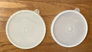 2 Tupperware #238 Tapa Redonda Transparente de Repuesto Envío Gratis - Imagen 1 de 2