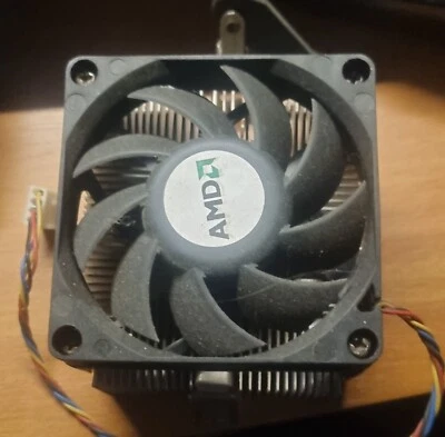 DISSIPATORE PROCESSORE AMD  SOCKET AM2 , AM3 , FM1 , FM2  - 4 PIN - ORIGINALE - Immagine 1 di 2