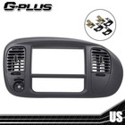 Gray Dash Radio Trim Bezel w/ Air Vents New Fit For 1997-03 Ford F150 Expedition