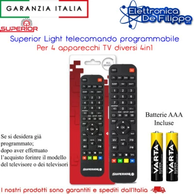 Telecomando Universale NORDMENDE Compatibile per Tv Decoder Ricevitori Dvd - Immagine 1 di 3
