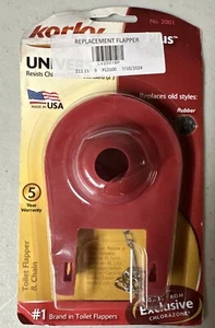 Korky Plus 2 Inch Universal Replacement Toilet Tank Flapper #2001  PL2100 - Picture 1 of 2