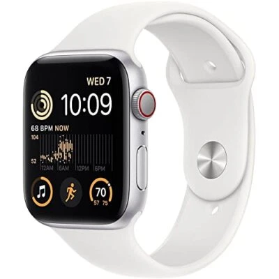 Apple Watch SE 2nd Generation GPS+CELL 40mm Alum Case - S/M - Silver- MNTP3LL/A - Image 1 of 4