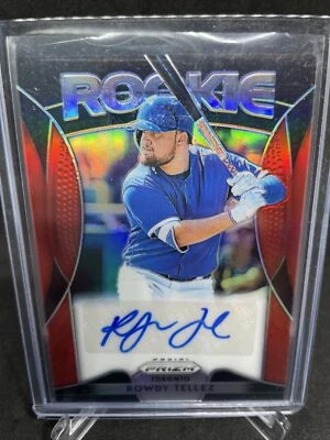 2019 Panini Prizm Rookie Auto Red Prizm Rowdy Tellez #RA-RT Rookie Auto RC - Image 1 of 2