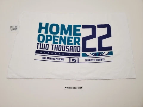 Charlotte Hornets 2022 Home Opener Rally Towel Cover
