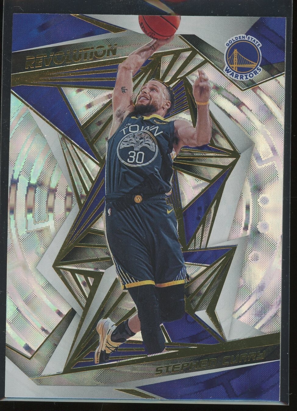 2019-20 Panini Revolution Fractal Stephen Curry Golden State Warriors