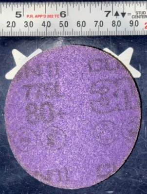 3M 3” Cubitron II 80+ grado/grano/grano 87266 gancho 775L 10 discos por paquete Foto 1 de 4