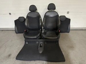 Mini R53 Interior Cooper R53 One 01-06 Half leather seats black front rear Back - Picture 1 of 5