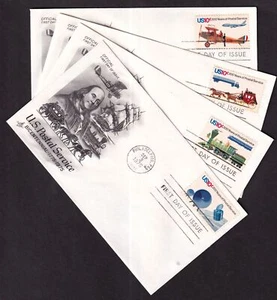 1975 USPS Bicentennial 200 Jahre SC 1572-1575 4er Set mit ArtCraft Cachets - Bild 1 von 1
