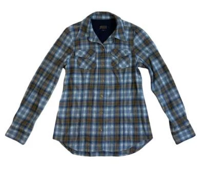 VTG LADIES USA PENDLETON WOOL PLAID WESTERN SHIRT ROCKABILLY HOT ROD 34” - Image 1 of 4