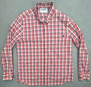 Chubbies Shirt Mens XXL Red White Blue Gingham Plaid Casual Comfort Long Sleeve - Bild 1 von 17