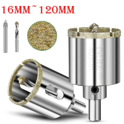 Diamantbohrer  Fliesenbohrer Lochsäge 16mm - 120mm Bohrkrone für Winkelschleifer - Bild 1 von 4