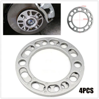 US 4PCS 6MM Car Hub Wheel Spacers Adaptor Widen Shims Plate For 5/6 Stud Wheel - Image 1 of 4