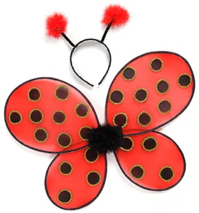 Disfraz de Ladybug alas con diadema grandes pretendientes para niños - talla única - C312 - Imagen 1 de 1