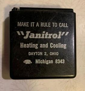 Vtg STANLEY 6’ Advertising Tape Measure - Make It A Rule To Call “Janitrol” USA - Picture 1 of 5