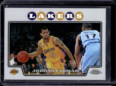 2008-09 Topps Chrome Jordan Farmar Refractor #71 Lakers - Image 1 of 2