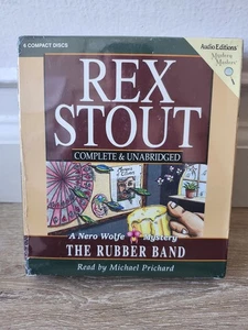 Rex Stout The Rubber Band Audio CD Mystery Unabridged SEALED - Picture 1 of 7