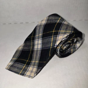 VINTAGE Viyella by Gant Wool/Cotton Blue Neck Tie New with Tags - Picture 1 of 7