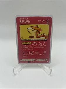 09/50 Rapidah - Rapidash Pokkedo V1 Indonesio Fan Art Pokemon Derpy Tarjeta Parodia - Imagen 1 de 2