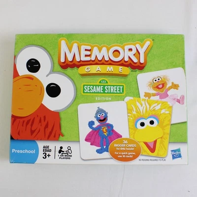 2011 Hasbro Memory Game Sesame Street Edition Complete - Image 1 of 4