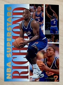 MITCH RICHMOND - 1993-94 Fleer NBA SUPERSTARS #18 - SACRAMENTO KINGS - Picture 1 of 2